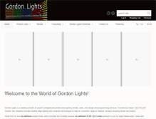 Tablet Screenshot of gordonlights.com